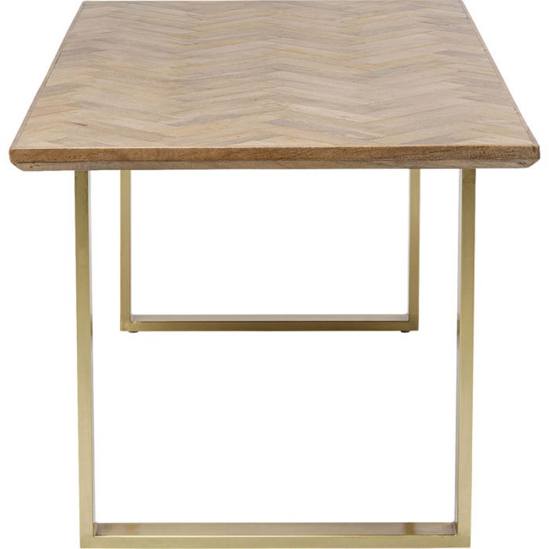 Table Parquet Brass 180x90